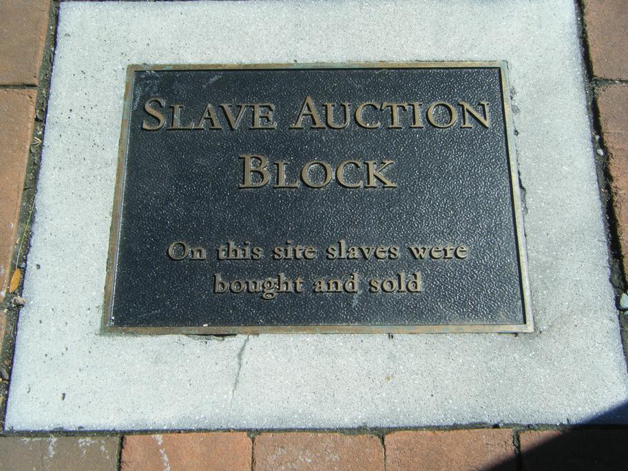 Slave Auction Block Court Square